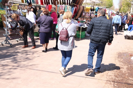 Imagen de archivo del mercadillo de Manzanares