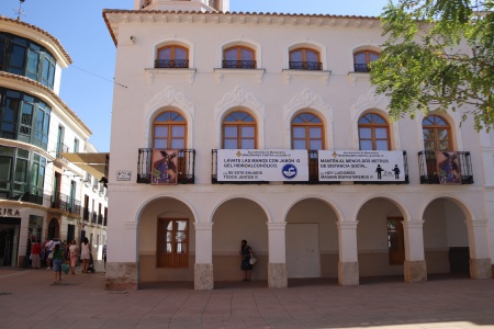 Pancartas de la campaña 'Manzanares contra la COVID-19'