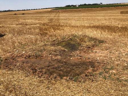 Zona agraria en la que se ha localizado una de las averías