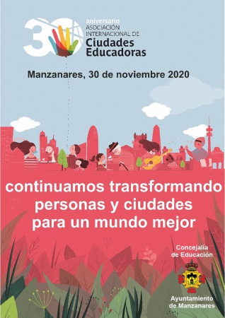 Cartel de la conmemoración del día de la Ciudad Educadora 2020