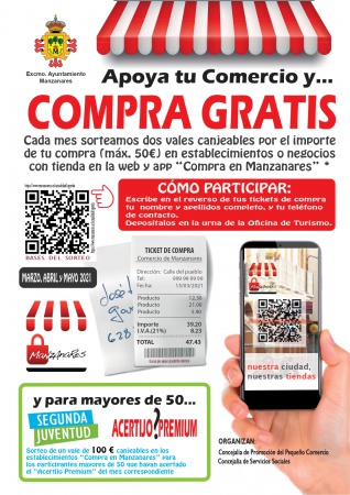 Campaña apoya a tu comercio y compra gratis