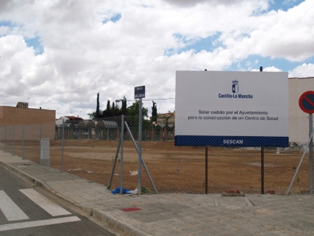 Solar cedido en 2009 para el nuevo centro de salud