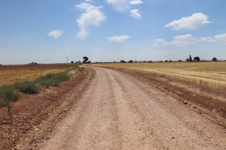 Camino del término municipal de Manzanares