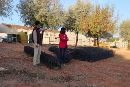 Obras del nuevo parque canino