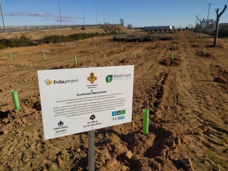 Plantación de 1000 árboles en el polígono industrial