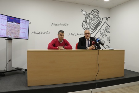 Villegas y Nieva en la presentación de la gala Sembradores