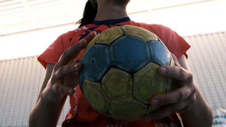Jugadora de balonmano
