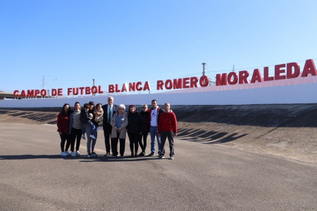 Inauguración del campo 'Blanca Romero Moraleda'