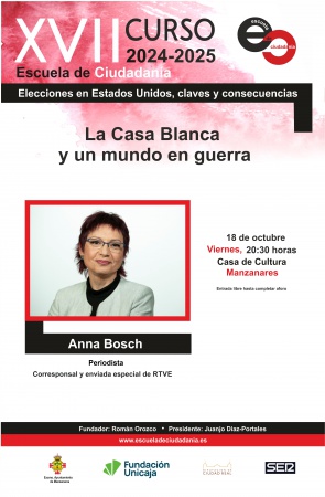 Cartel anunciador de la conferencia
