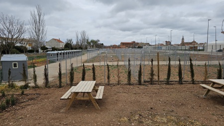 Vista general de los huertos urbanos