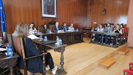 Momento del pleno ordinario de mayo de 2025