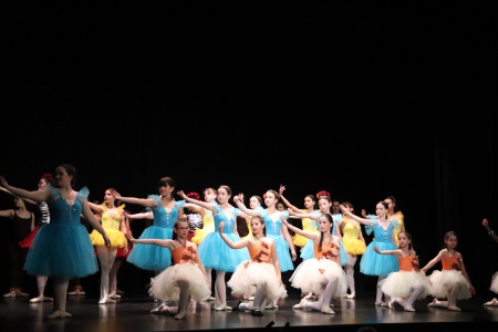 Actuación de fin de curso de danza clásica el año pasado