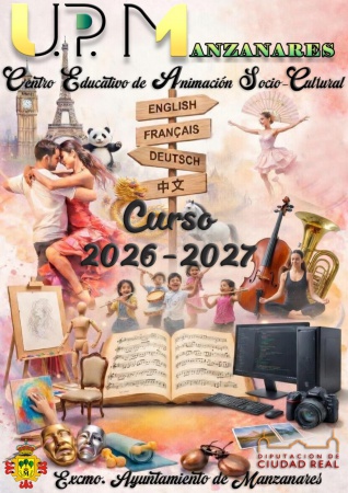 Cartel del nuevo curso de la UP de Manzanares Cartel del nuevo curso de la UP de Manzanares
