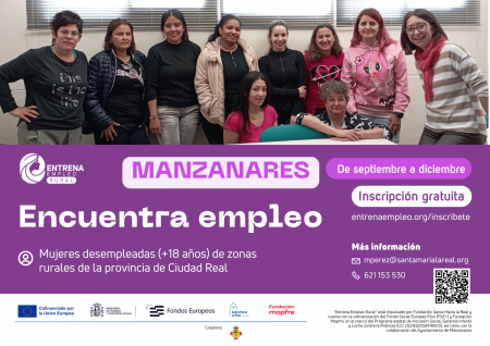 Cartel de Entrena Empleo Rural Manzanares Cartel de Entrena Empleo Rural Manzanares
