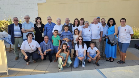 Miembros de la AAVV San Blas y autoridades municipales en la gala vecinal 2025 Miembros de la AAVV San Blas y autoridades municipales en la gala vecinal 2025