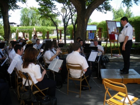 La Banda de Música en la Plaza Divina Pastora