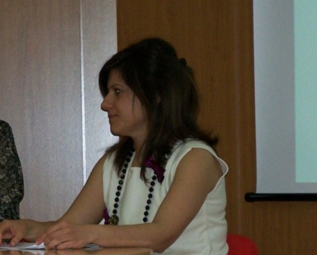 Marta Muñoz, en la presentación del libro