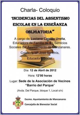 Cartel de la charla