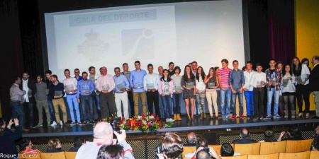 El anuncio de esta convocatoria se realizó en la última Gala del Deporte Local. Foto conjunta de los galardonados. Autor: Roque J. Cuesta