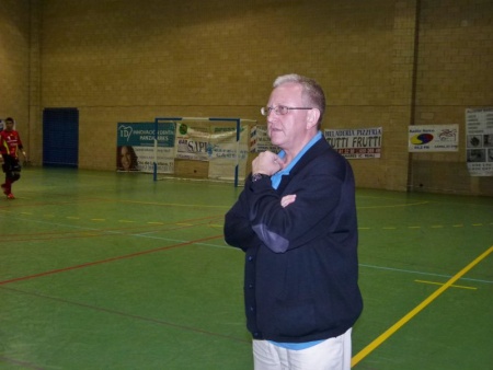 Ángel Moreno, técnico local.