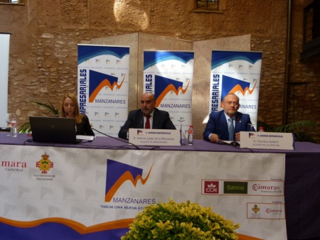 Antonia Millán, Antonio López de la Manzanara y Francisco Gallarín