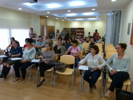 Participantes en el curso el día de su presentación