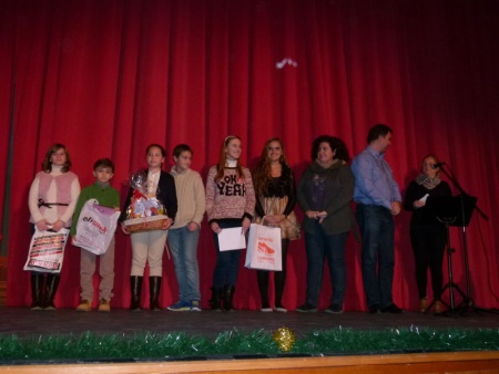 Premiados y autoridades