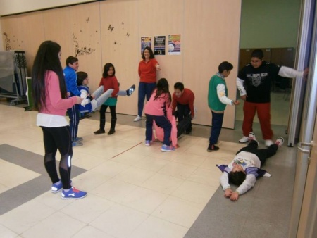 Algunos de los participantes en las actividades del día 30 de enero