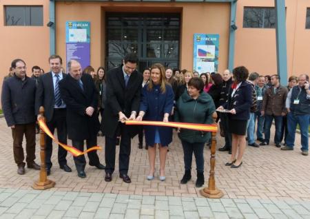 Inauguración de la feria a cargo de Federico Céspedes