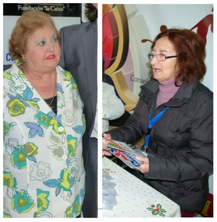 Teresa Ruiz (izquierda) y Manoli Carrión (derecha), Premios Mujer 2015