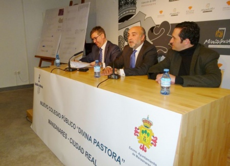El alcalde, junto a Marcial Marín y Antonio Lucas Torres