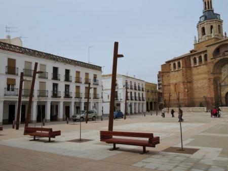 Nuevo aspecto de la plaza de la Constitución