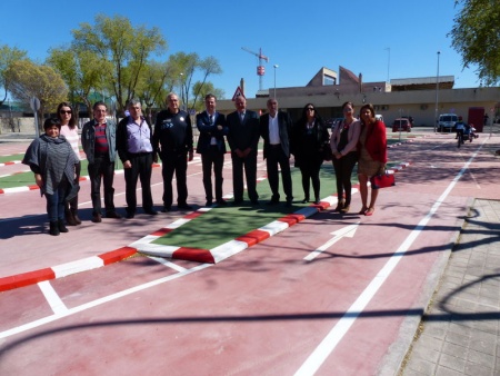 El alcalde inaugura un nuevo parque de seguridad vial junto a la estación de autobuses