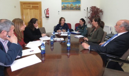 Momento de la reunión con Ricarda Barato