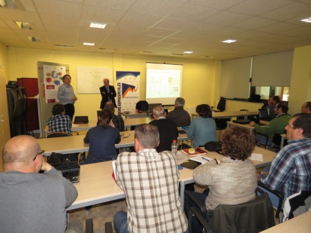 Visita del alcalde al curso de Social Media