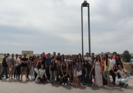 Grupo de excursionistas manzanareños en Córdoba