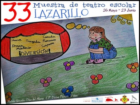 Cartel con el dibujo ganador del concurso