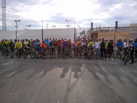 Participantes antes de la salida