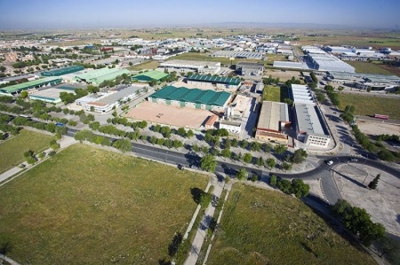 Vista aérea del Polígono Industrial de Manzanares