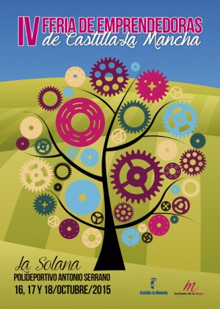 Cartel anunciador de la feria que se celebra en La Solana
