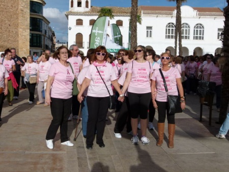 Salida de la I Marcha Rosa en 2013