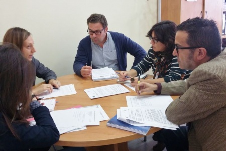 Reunión de coordinación con los equipos de orientación de los centros