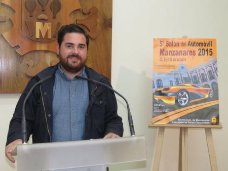 Pablo Camacho en la presentación del V Salón del Automóvil