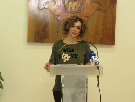 Beatriz Labián en la comparecencia del viernes 23 de octubre de 2015
