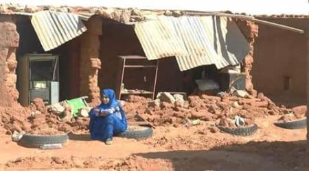 Estado de los campamentos tras las inundaciones. Foto: Hausa