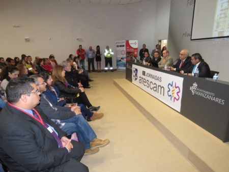 Inauguración de las jornadas en la mañana del sábado