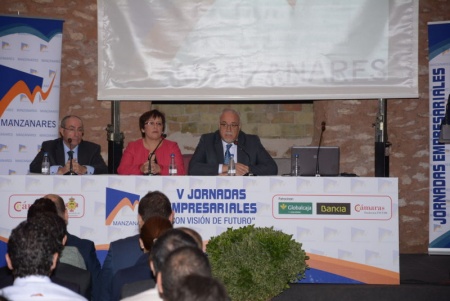 Mesa inaugural de las V Jornadas Empresariales
