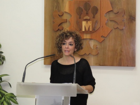 Beatriz Labián en la presentación de los actos del Día de la Discapacidad