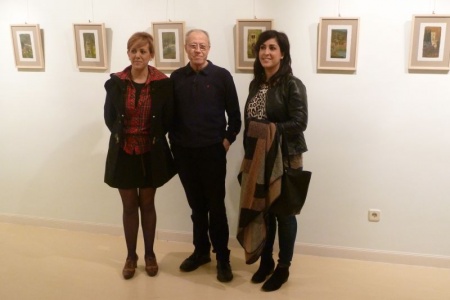 Pedro Condés, junto a las concejales Silvia Cebrián y Gemma de la Fuente