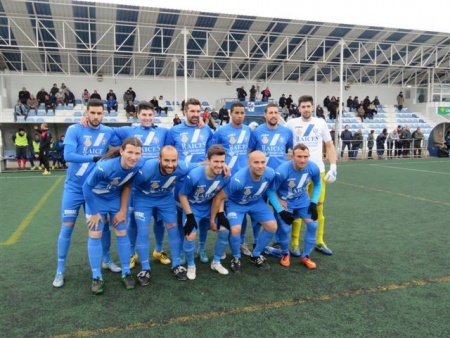 Formación titular del Manzanares ante el Almansa. Foto: JJDP